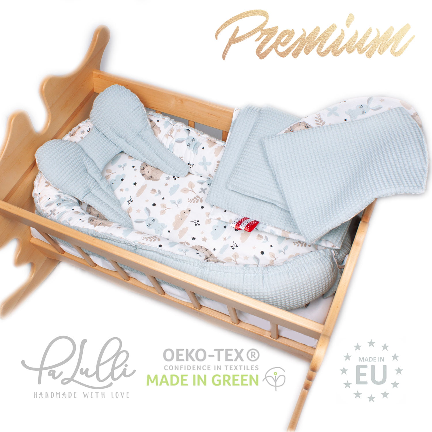 Zestaw 5-cio elementowy WAFEL PREMIUM Szałwia - obrazek 2