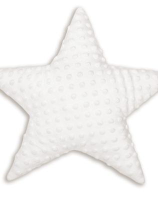 PODUSZKA GWIAZDKA MINKY - MLEKO