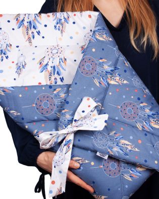 Rożek niemowlęcy bawełniany ŁAPACZE SNÓW