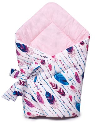 Rożek niemowlęcy bawełniany PIÓRA