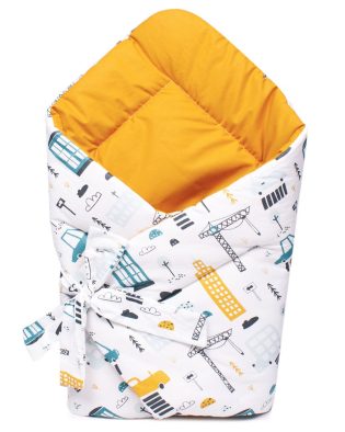 Rożek niemowlęcy bawełniany MIASTO