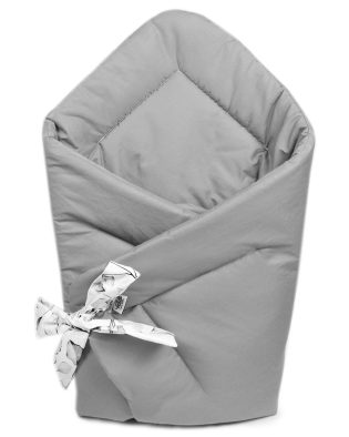 Rożek niemowlęcy bawełniany BAMBI SZARY