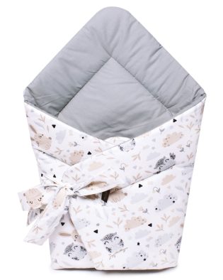 Rożek niemowlęcy bawełniany SOWY