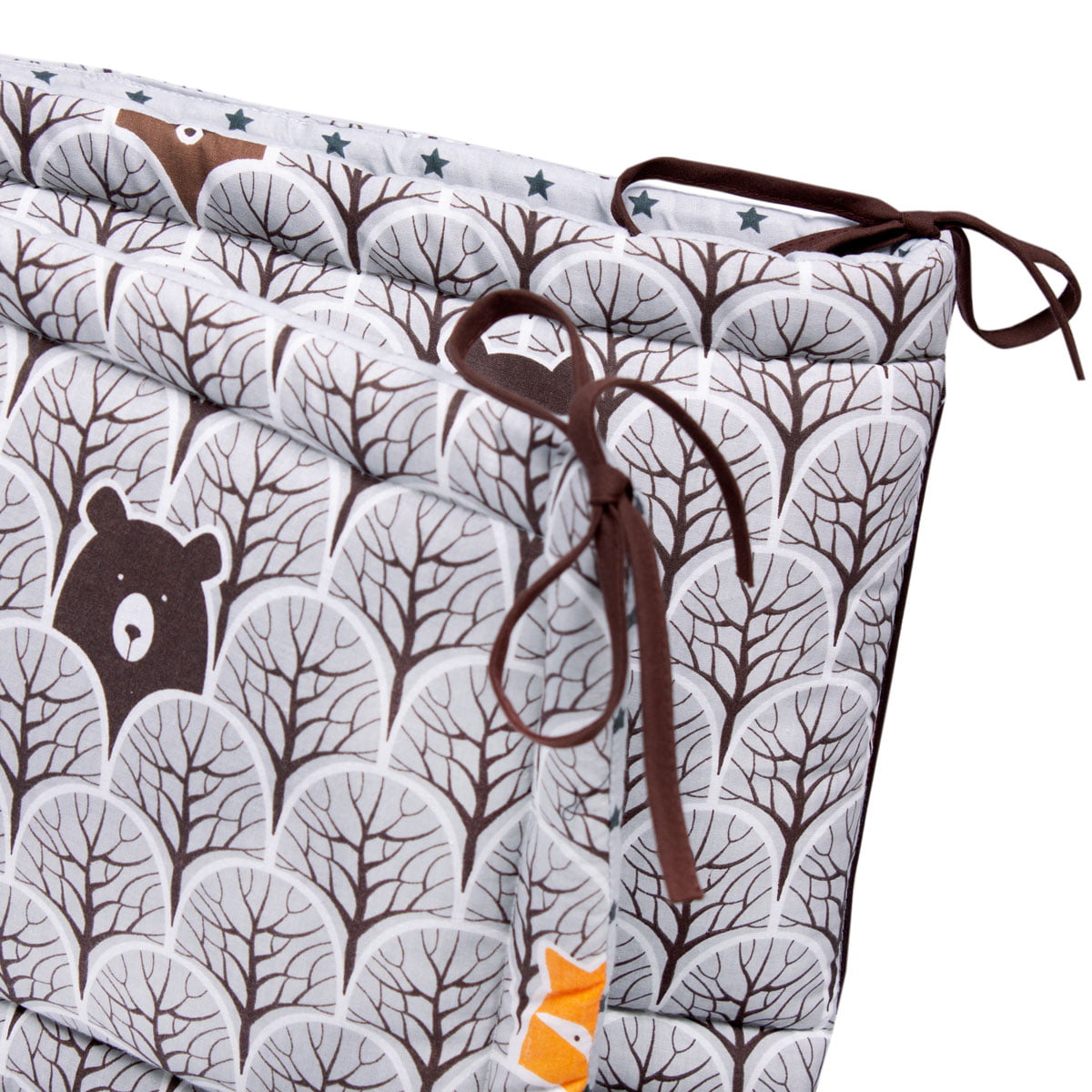 Ochraniacz na szczebelki 180x30 SZARY LAS - obrazek 2