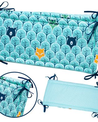 Ochraniacz 180x30 na szczebelki ZIELONY LAS